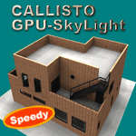 Shade用プラグイン「CALLISTO GPU-SkyLight」