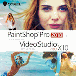 Corel PaintShop Pro 2018 + VideoStudio Pro X10 ダウンロード