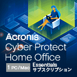 Acronis Cyber Protect Home Office Essentials Subscription 1台1年版
