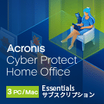 Acronis Cyber Protect Home Office Essentials 3台3年版