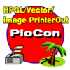 HPGL/Vector/Imageプリンタ出力 PloCon