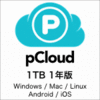 pCloud 2TB 1年版