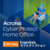 Acronis Cyber Protect Home Office Essentials 5台3年版